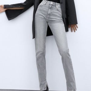 Zara Split Slim Jeans